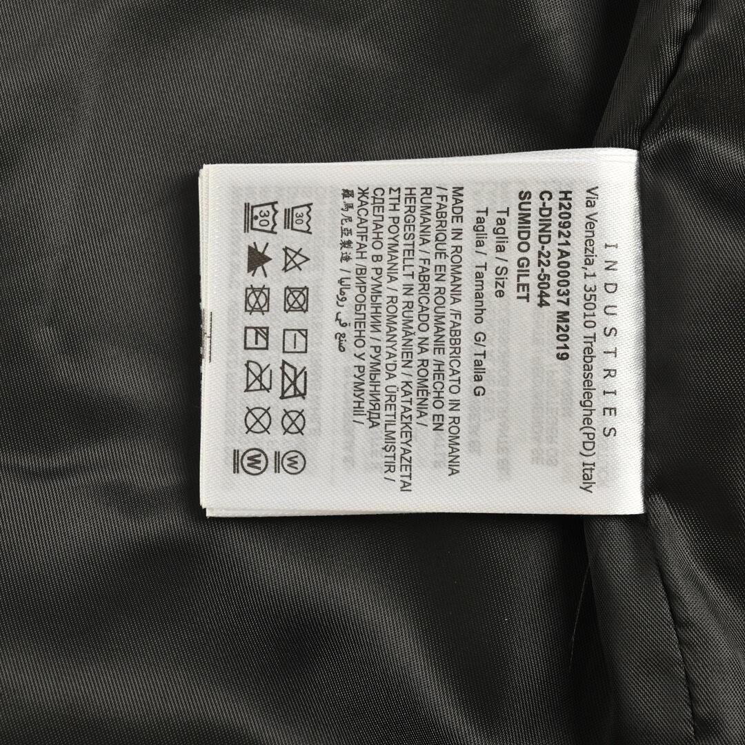 Moncler chest single zipper thin cotton jacket