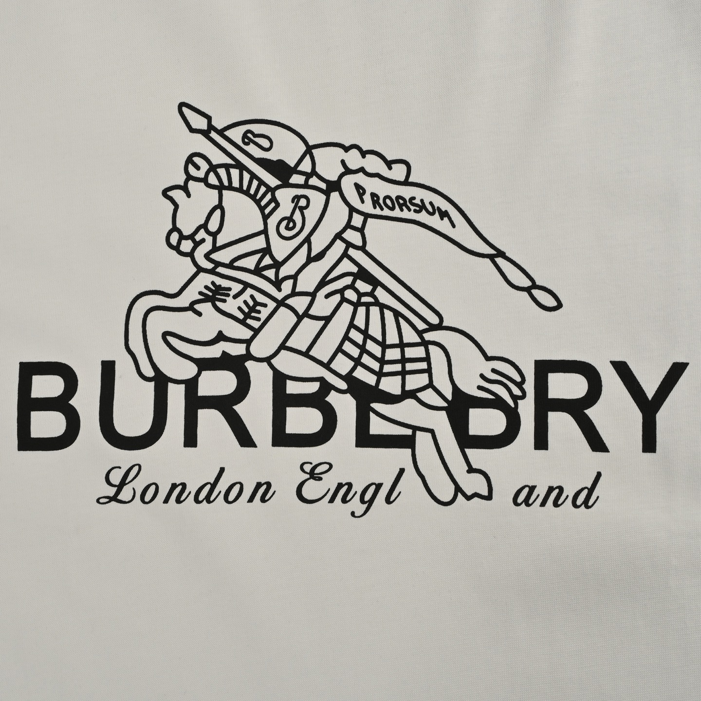 Burberry Horse Print Short Sleeve