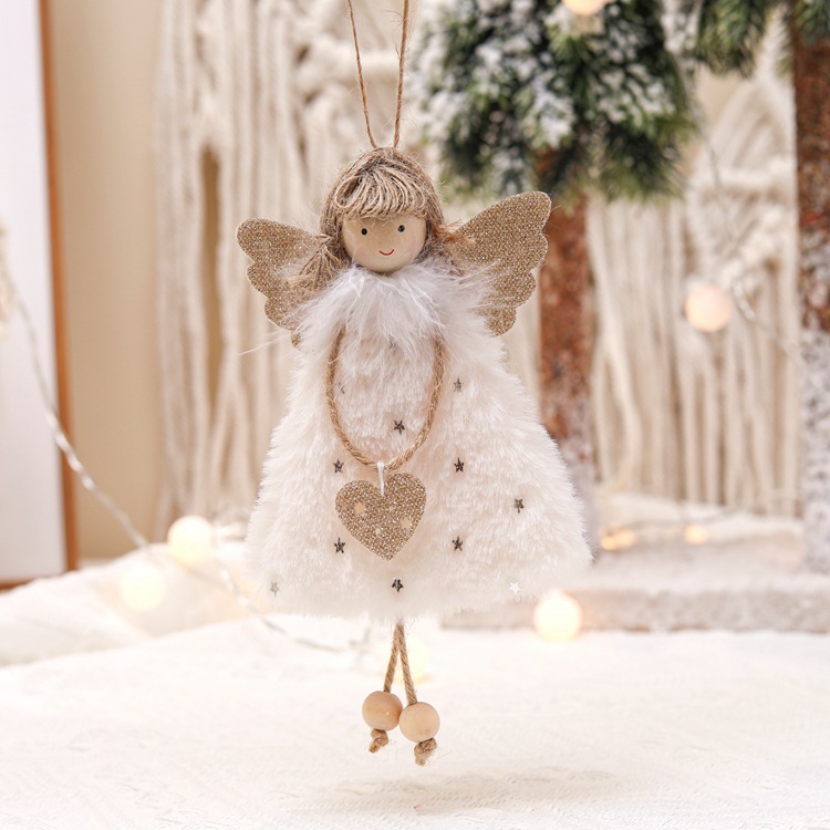 👼👼3 Whimsical Angel Girl Christmas Hanging Decoration Set