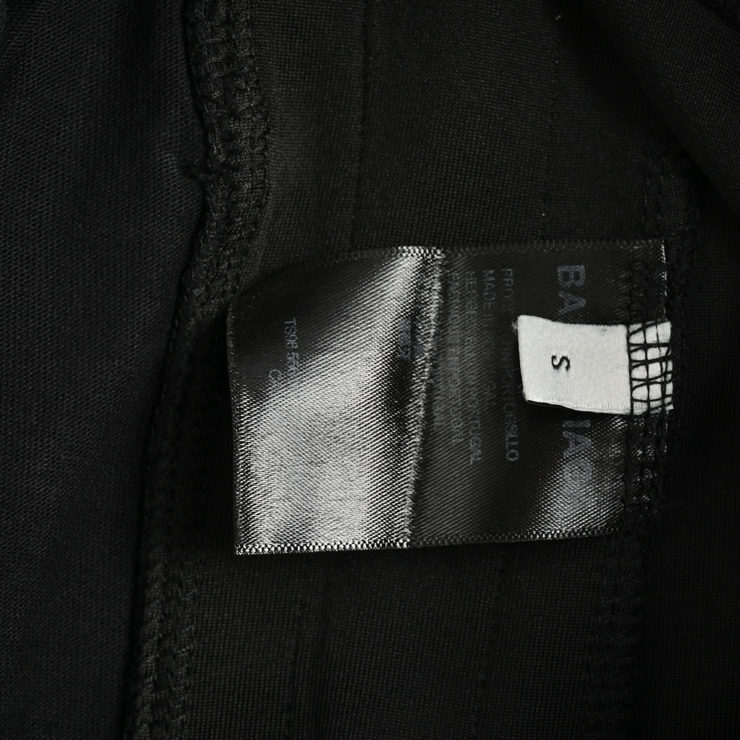 Balenciaga 24Fw printed small logo web washed trousers