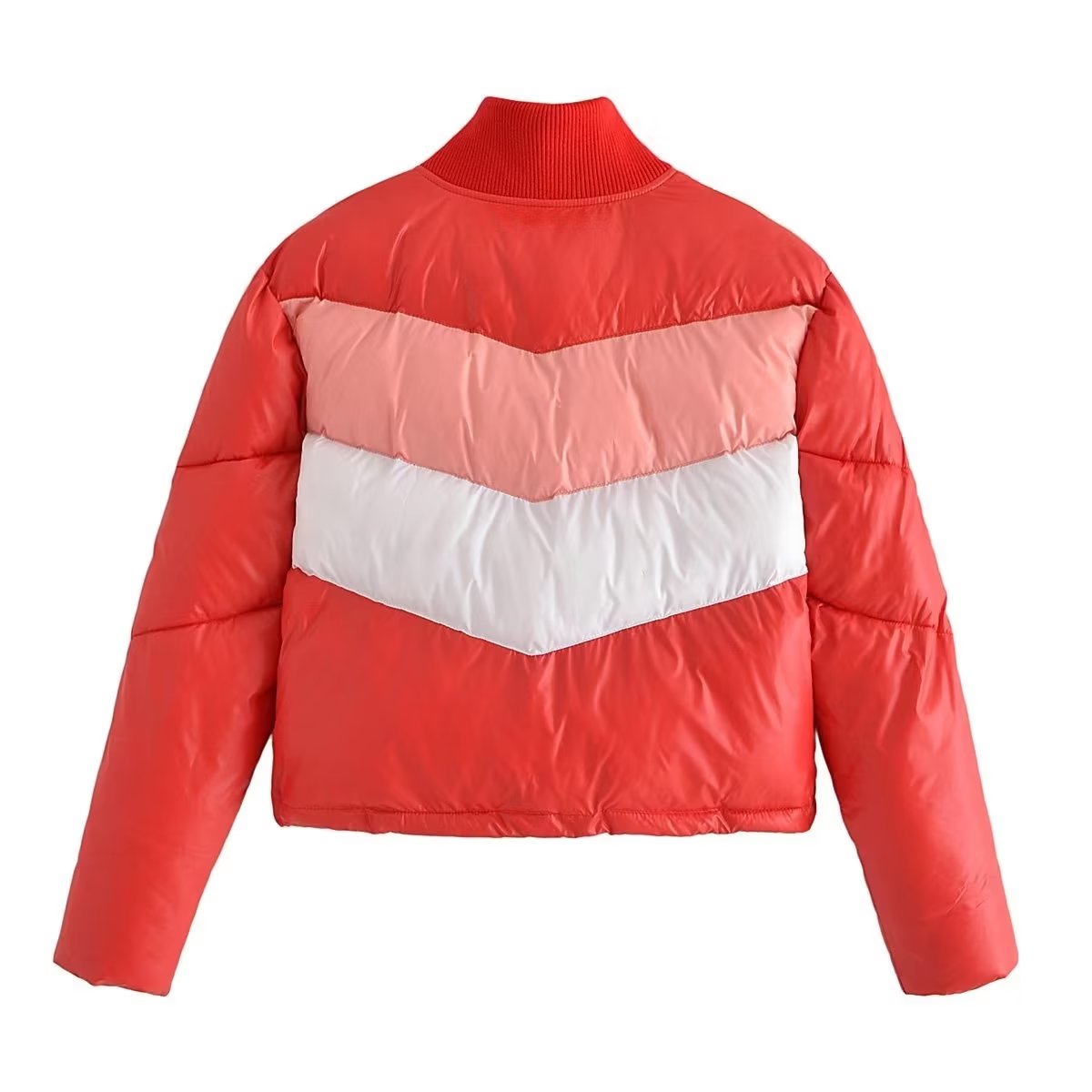 Winter Loose Casual Stand Collar Long Sleeve Short Cotton Coat Cotton Jacket