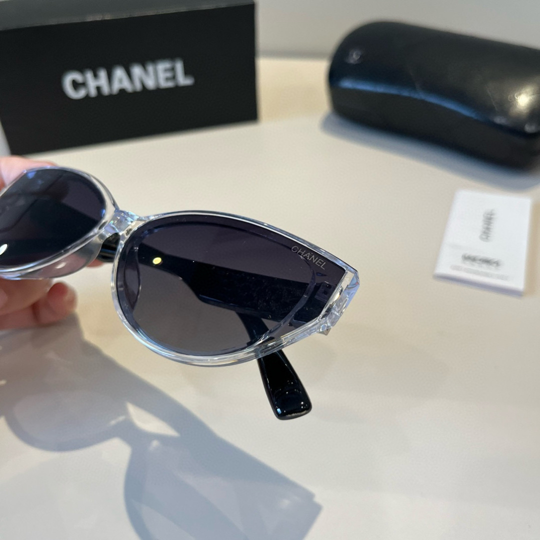 Chanel round frame sunglasses