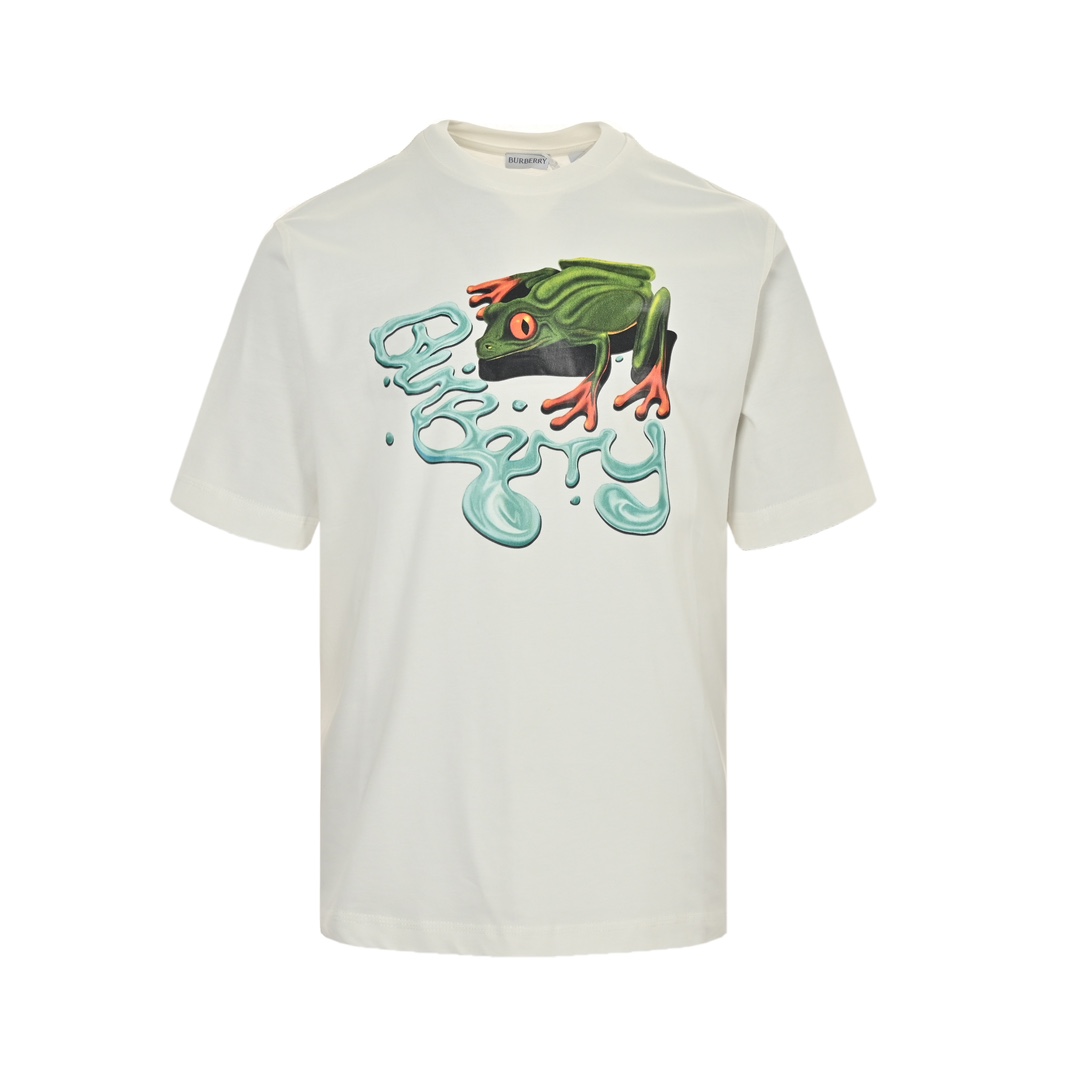 Burberry 24ss midsummer collection frog print short sleeves