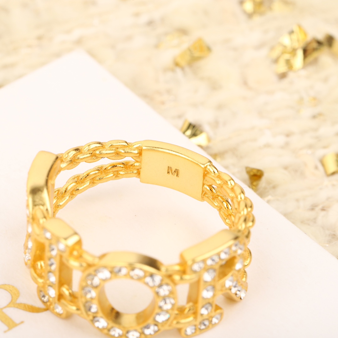 Dior Alphabet Diamond Ring