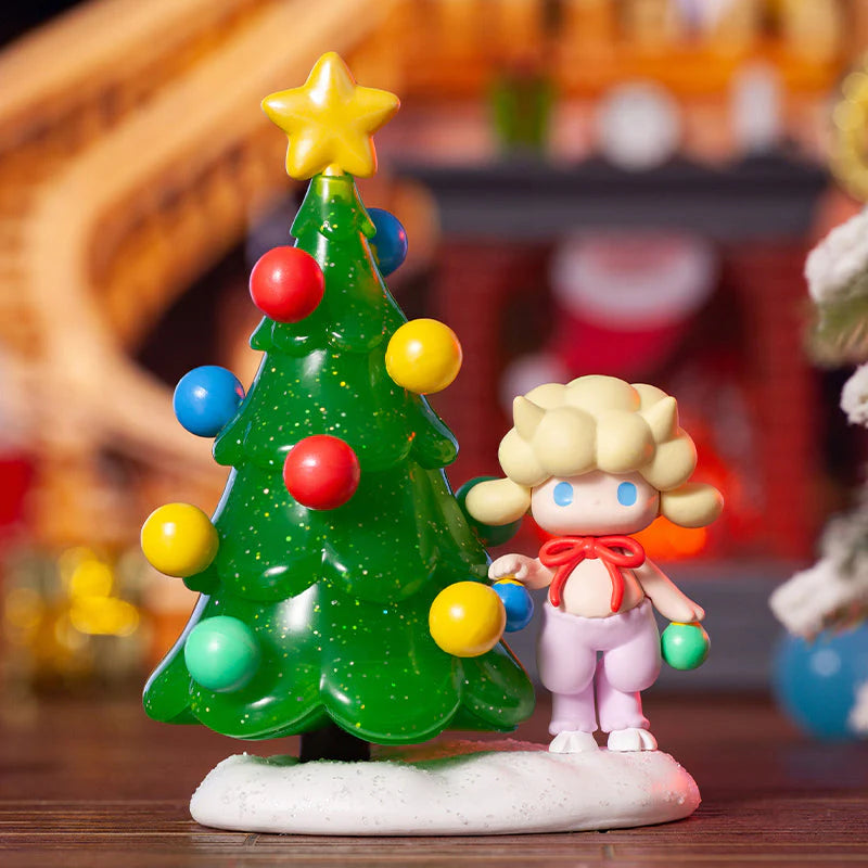 POP MART Satyr Rory Cozy Winter Time Series Blind Box for Christmas [1 Blind Box]