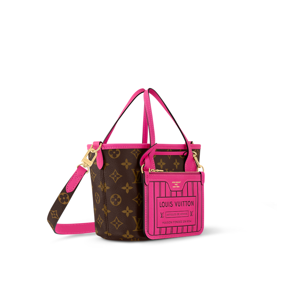 Louis Vuitton NEVERFULL BANDOULIÉRE INSIDE OUT BB Handbag M12099