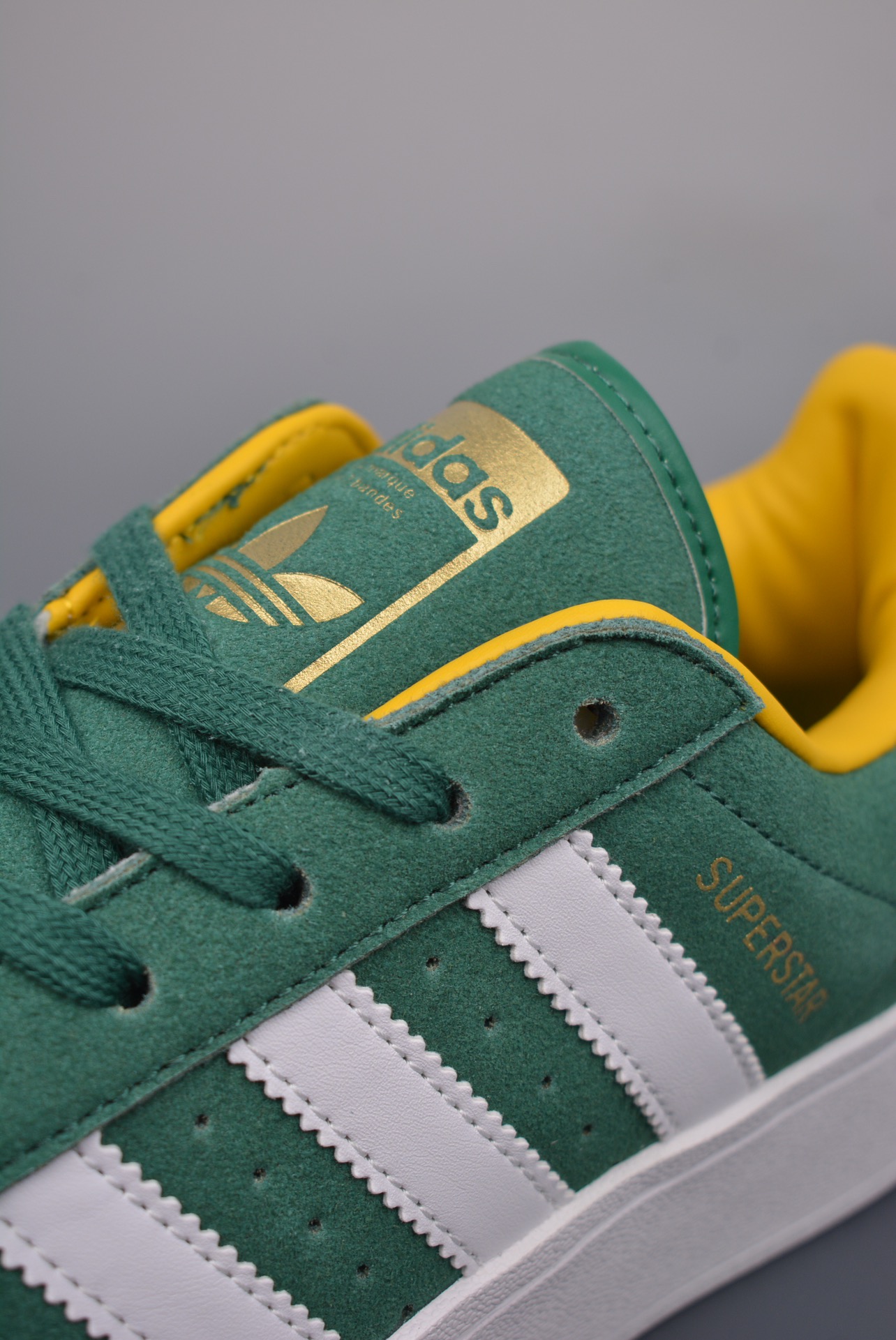 Adidas Originals Superstar XLG Green, Yellow and White ID4658