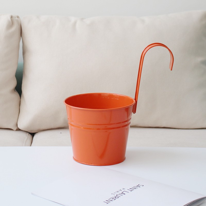 🎍🎍Metal Bucket Hanging Flower Pot(🌺Flash Sale - 50% Off)