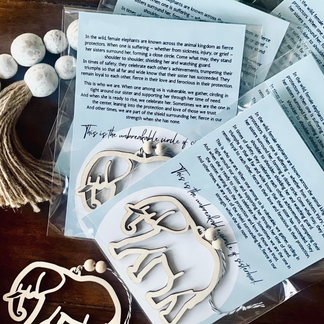 Circle of Sisterhood•Elephant Sisterhood Ornament