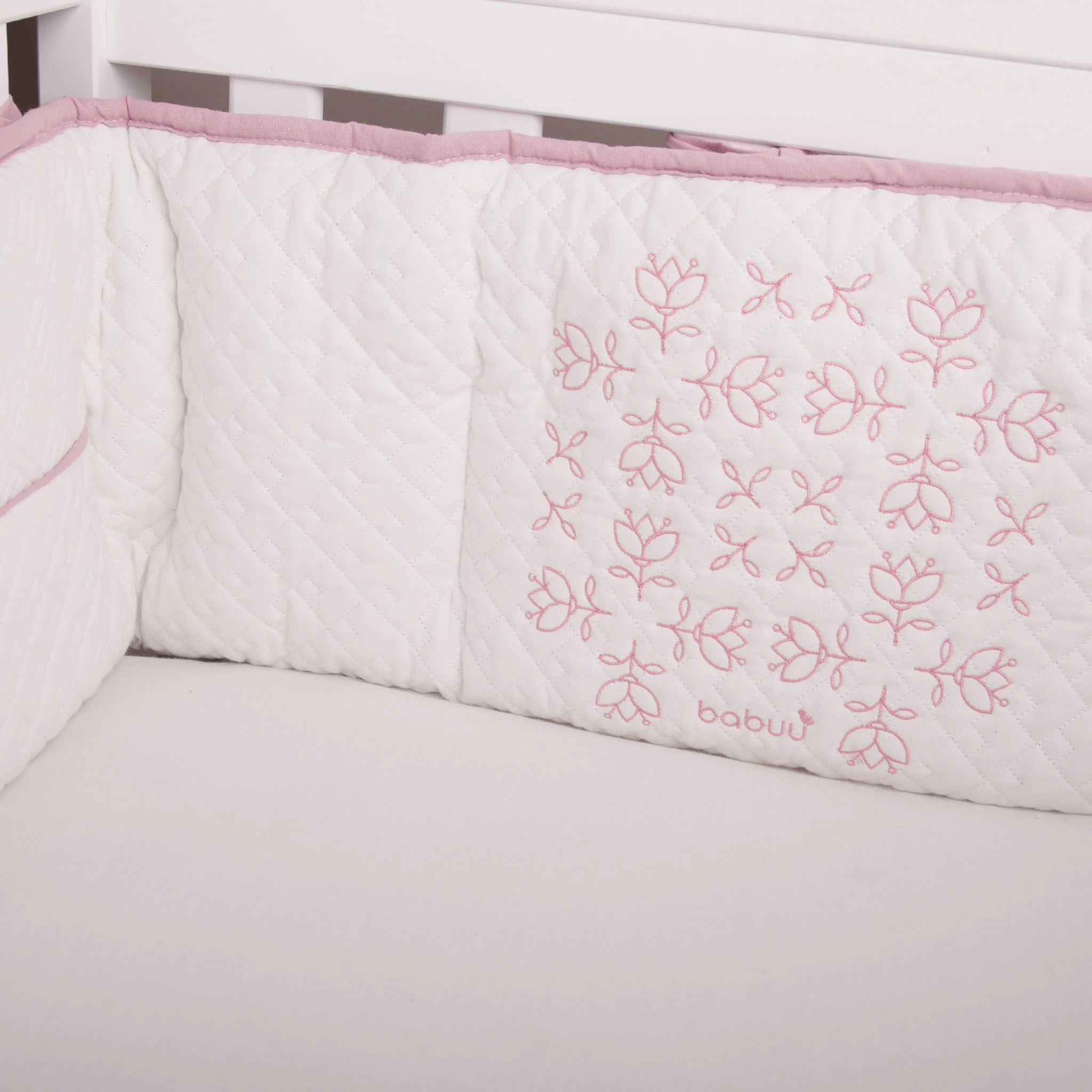 Juego de Cuna Tulipán Rosa