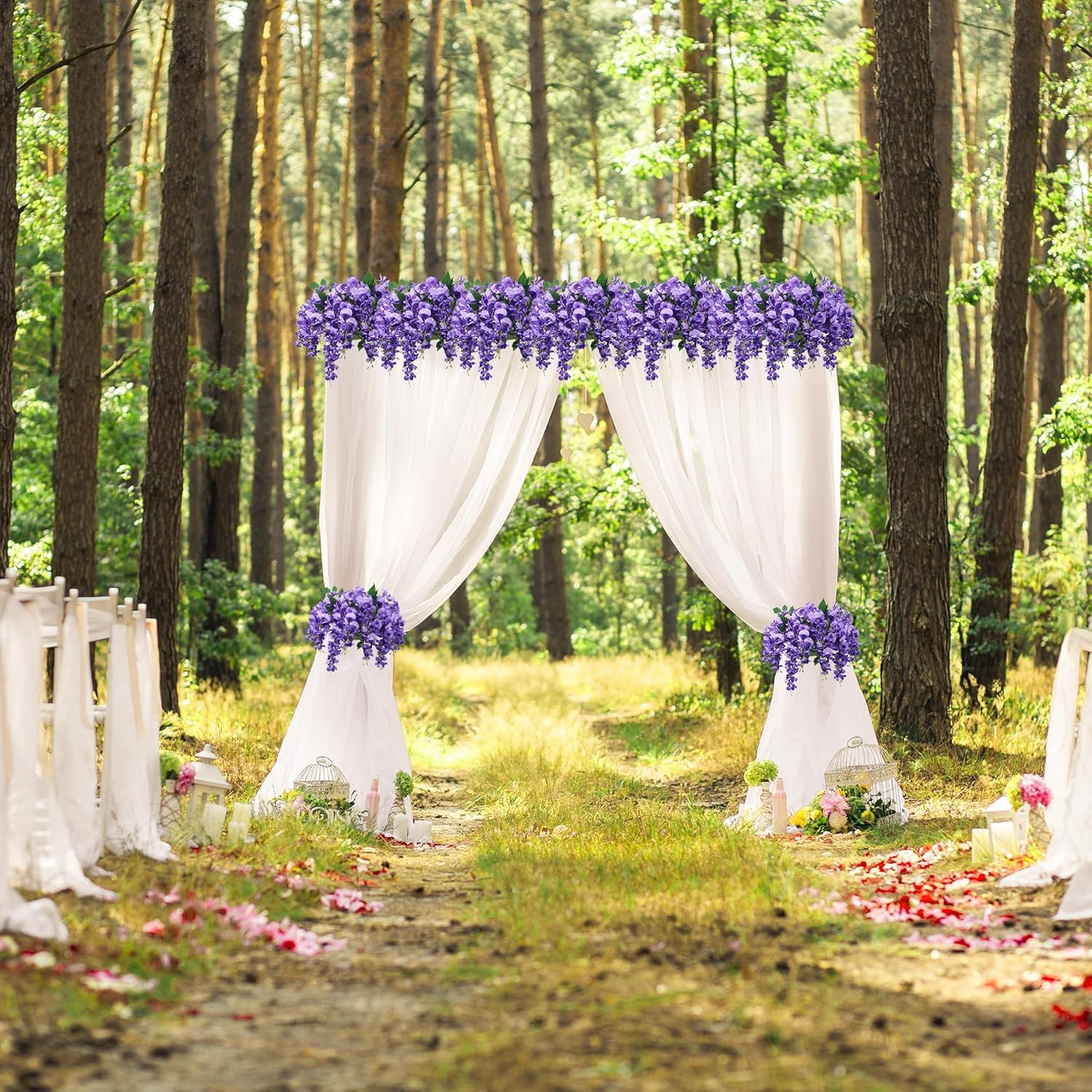 🔥ON SALE🔥Hanging Wisteria Decoration, UV & Fading Resistant