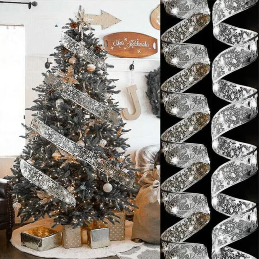 🎄Early Christmas Sale 49% OFF🎄Christmas Ribbon Fairy Lights