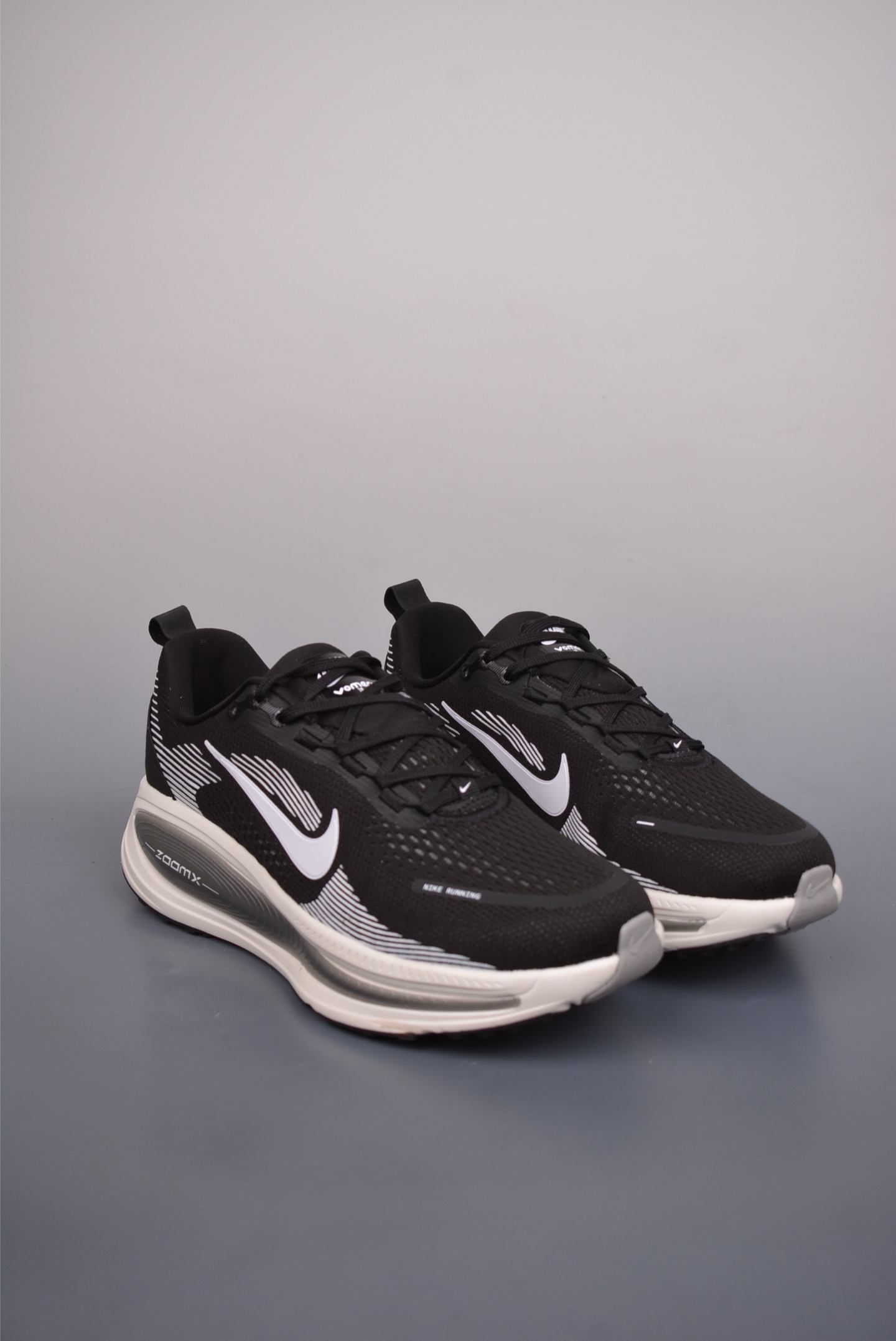 2025 Nike Air Zoom Vomero 18 Black, White and Grey HM6804-007