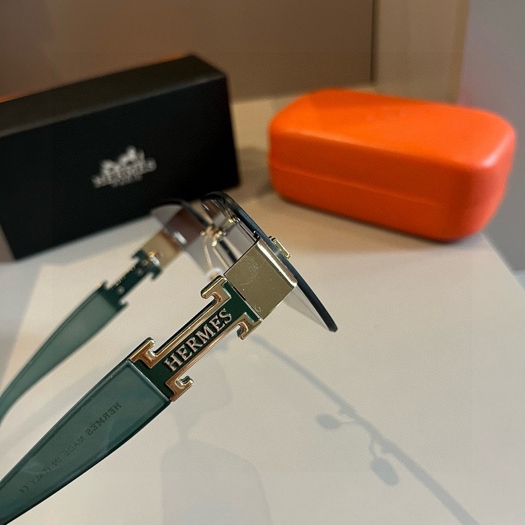 Hermes rimless sunglasses