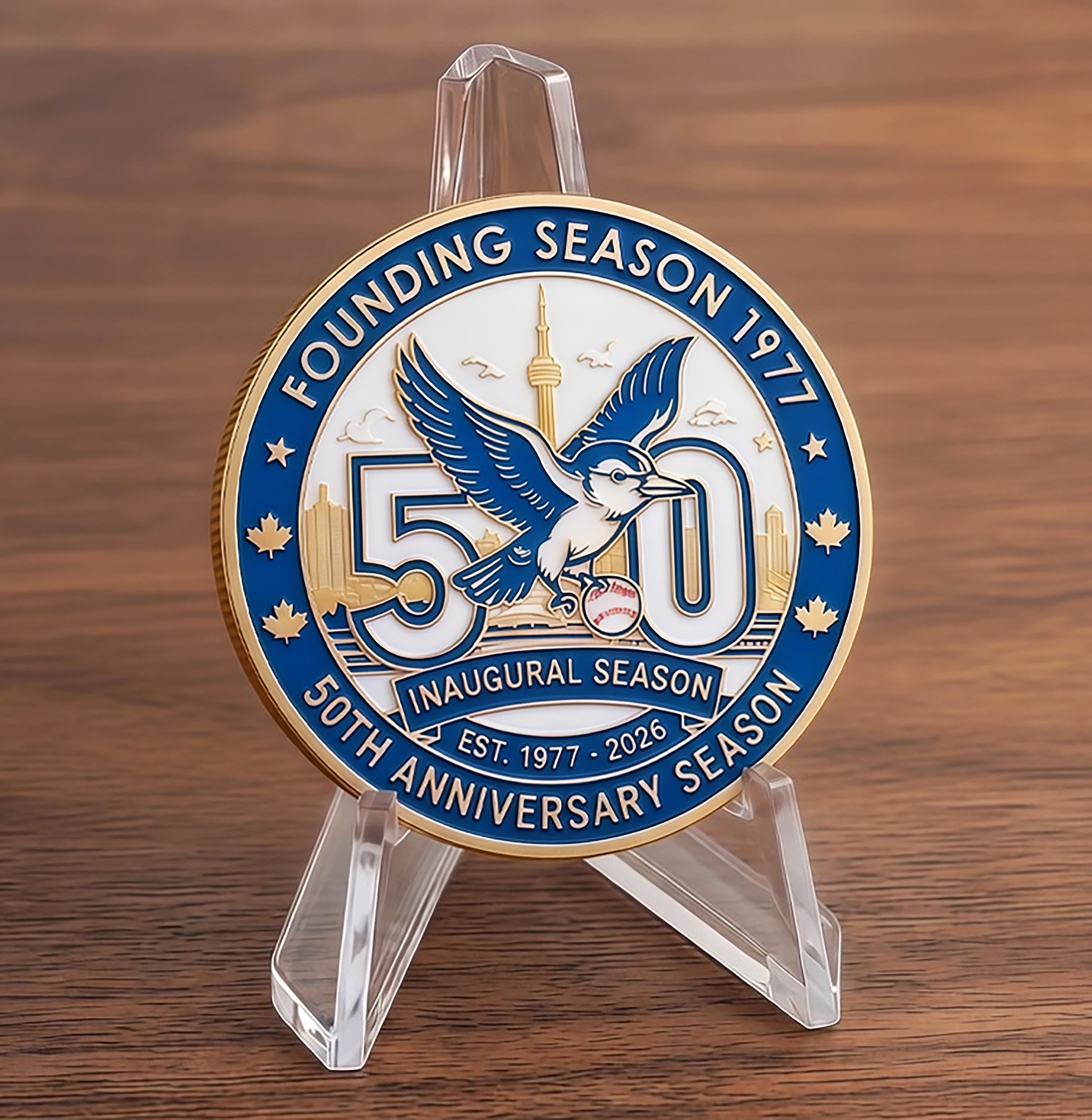 Toronto Blue Jays 50th Anniversary Season Commemorative Coin