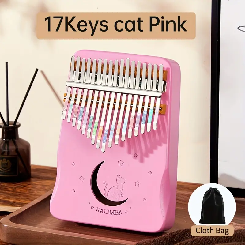 🎶🎶17-Key Kalimba Thumb Piano for Beginners