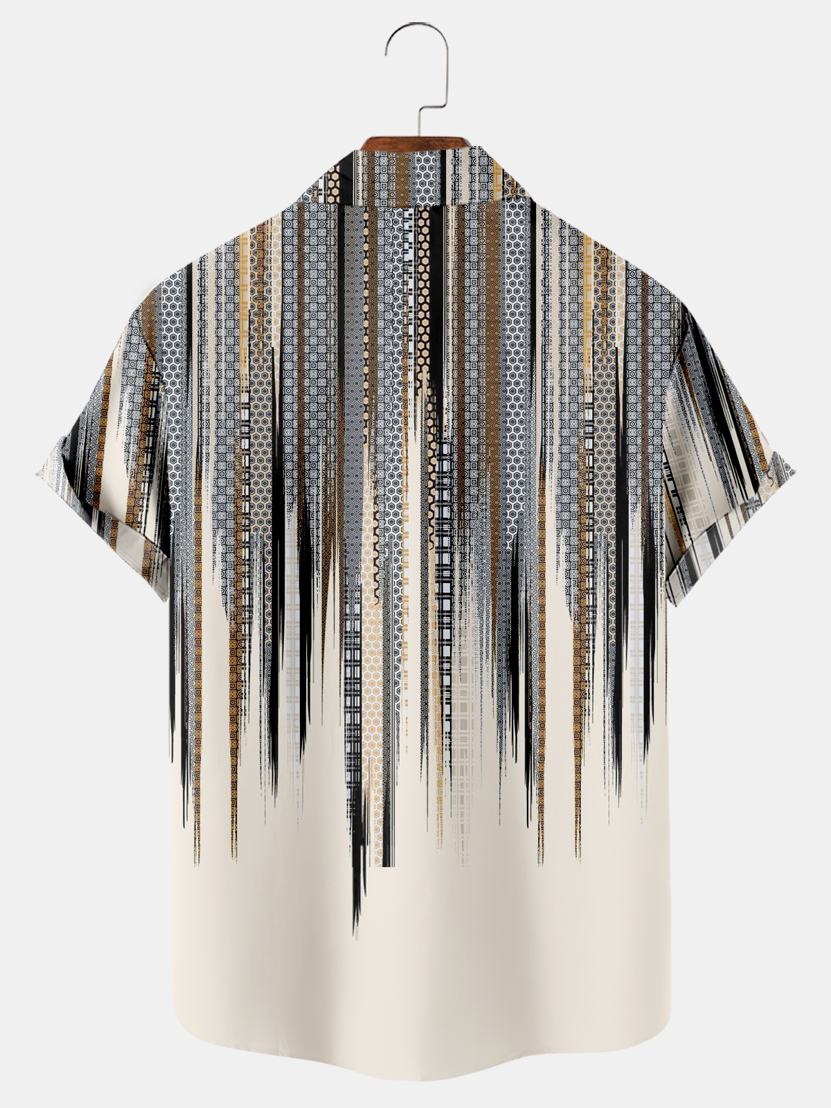 Trendy Western Ethnic Vintage Short Sleeve Shirt