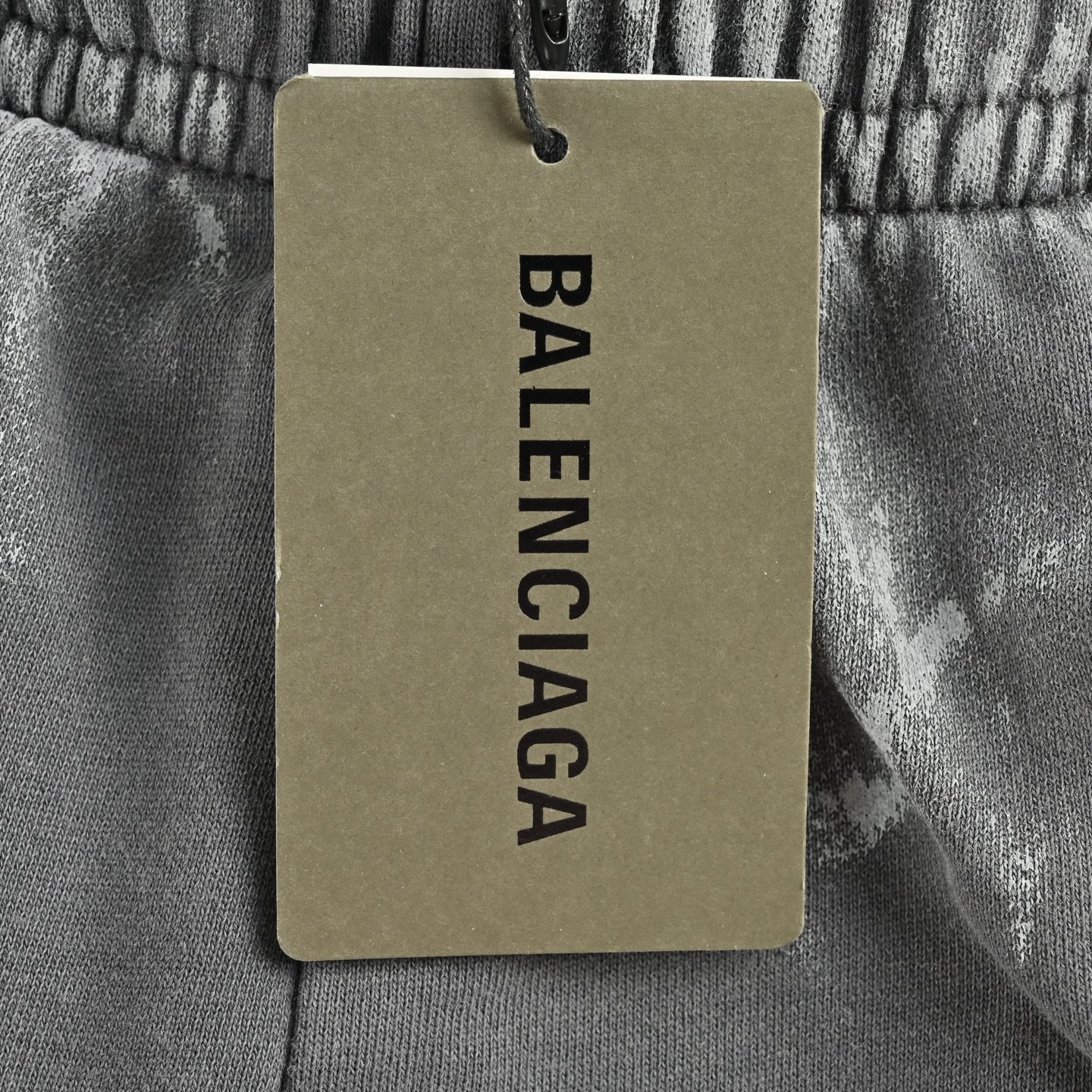 Balenciaga 25ss paint-jet embroidered shorts