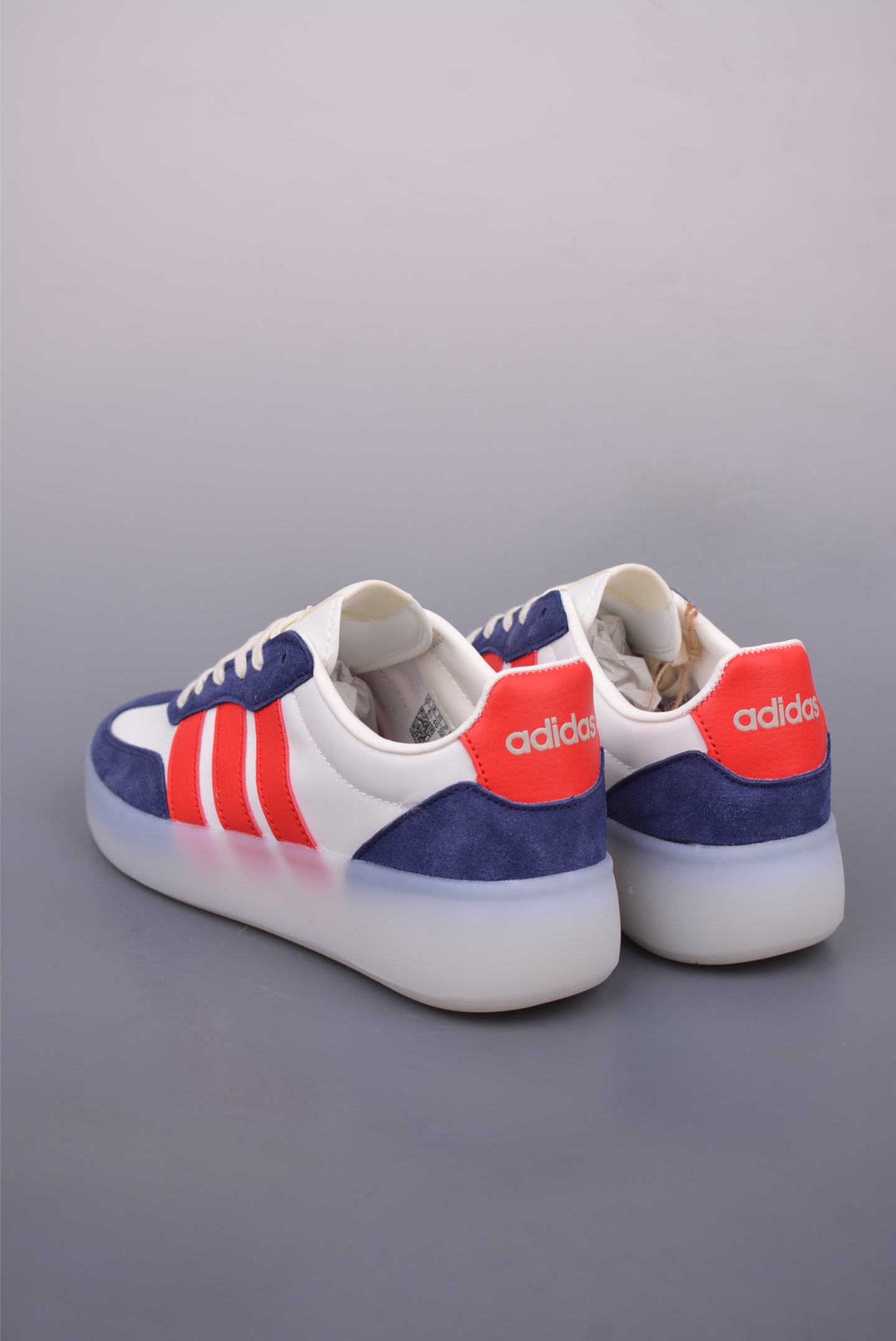 Adidas Barreda Decode Low Sneakers Dark Blue and White Jelly Sole JP9667