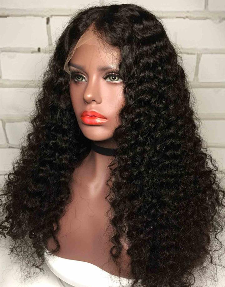 Luna S39 Lace Front Gorgeous Long Curly Wig for African American
