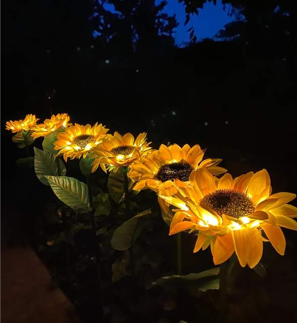 SUMMER HOT SALE 50% OFF-Artificial Sunflower Solar Garden Stake Lights-BUY 3 FREE SHIPPING