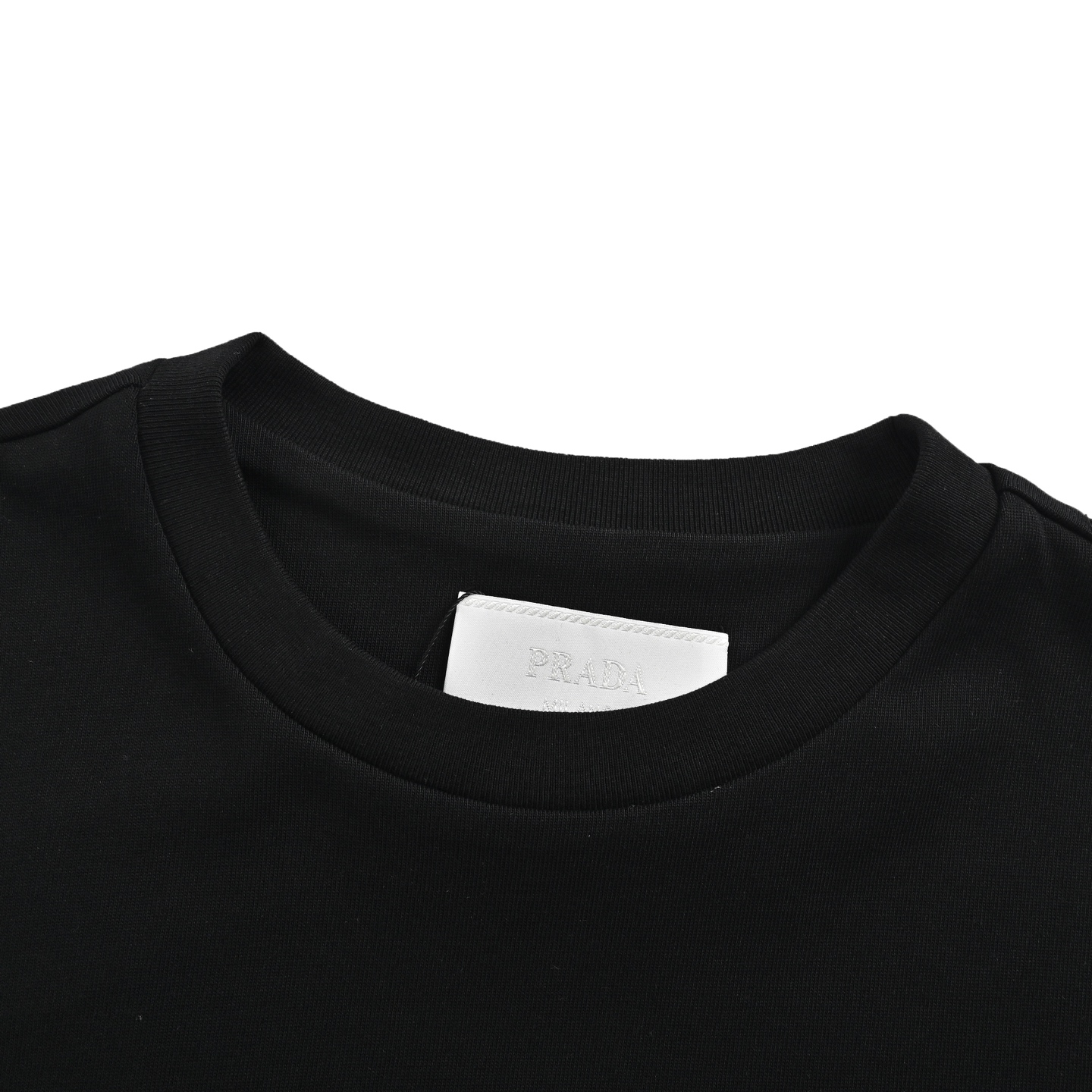 Prada 24ss embossed logo short sleeve