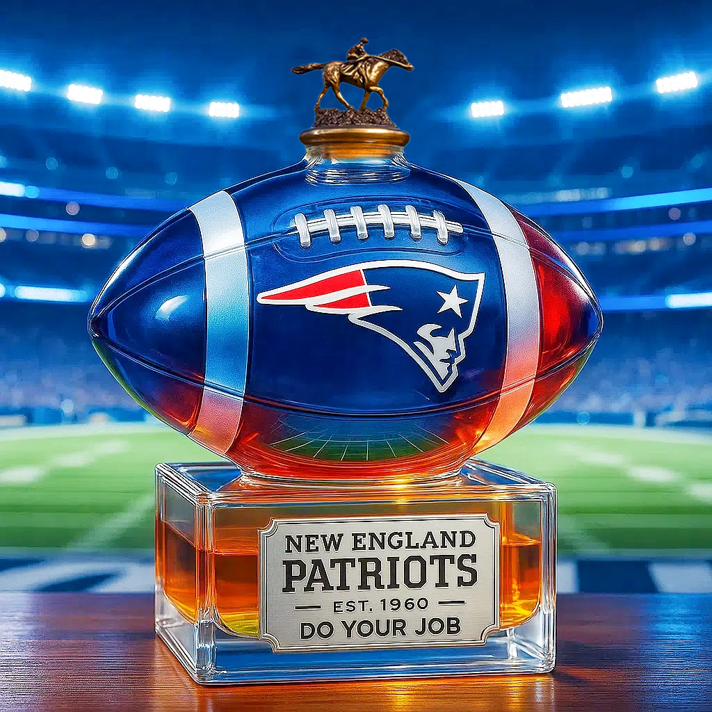 Legacy of the Patriots——New England Patriots Whiskey Bottle