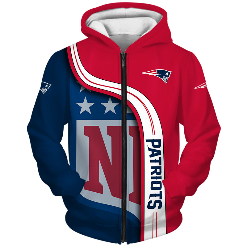 NEW ENGLAND PATRIOTS 3D HOODIE NNEP001