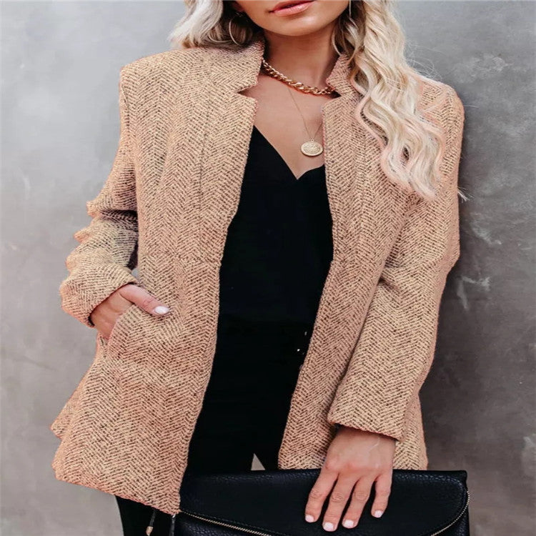 High-end Short Woolen Coat - Thick and Luxurious for Winter