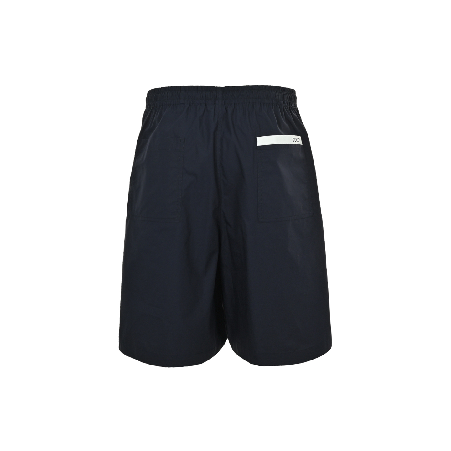Gucci 25ss back white label poplin shorts
