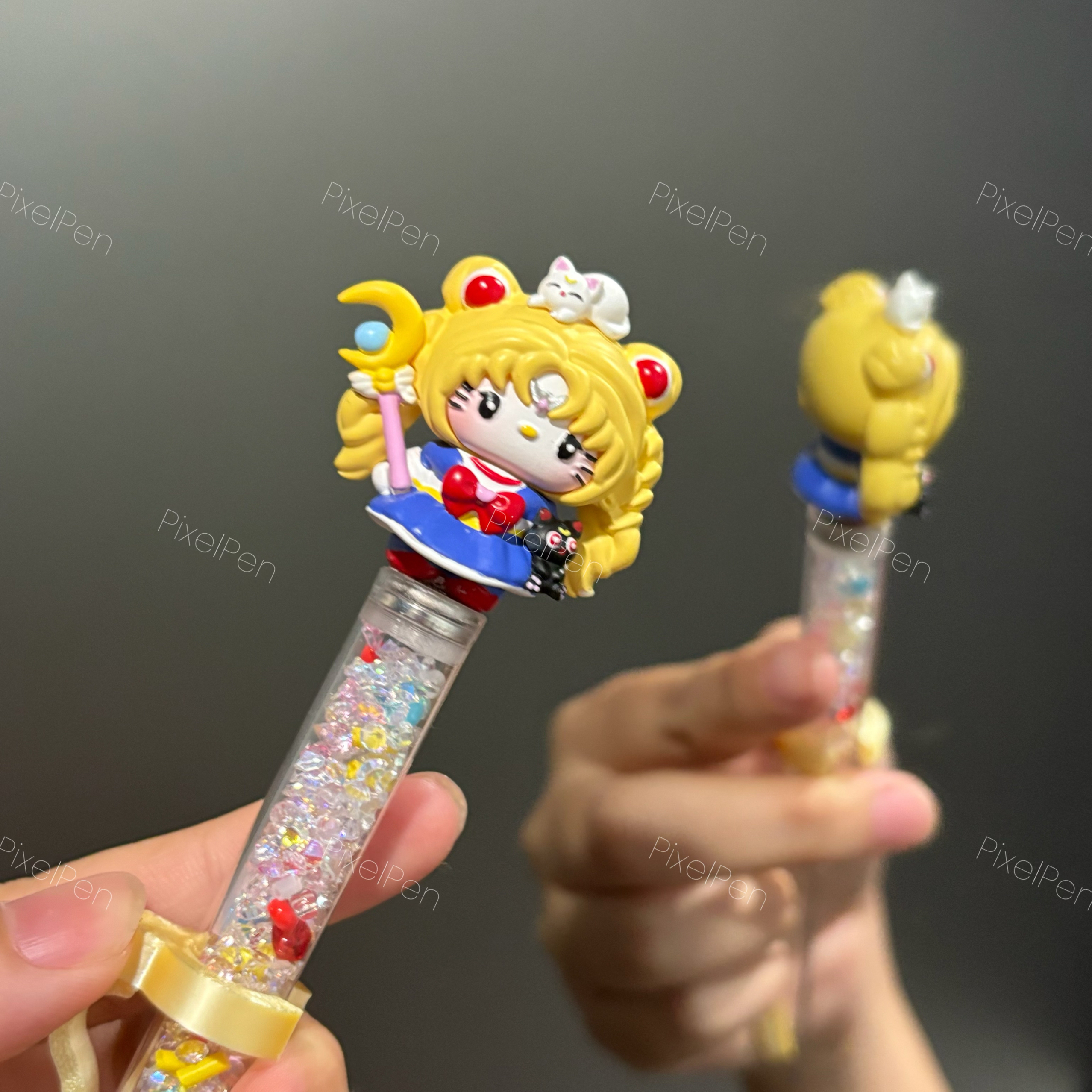 【5mm】PixelPen Magnetic Grip Piecing Bean Pen Tool for big beans | Sailor Moon