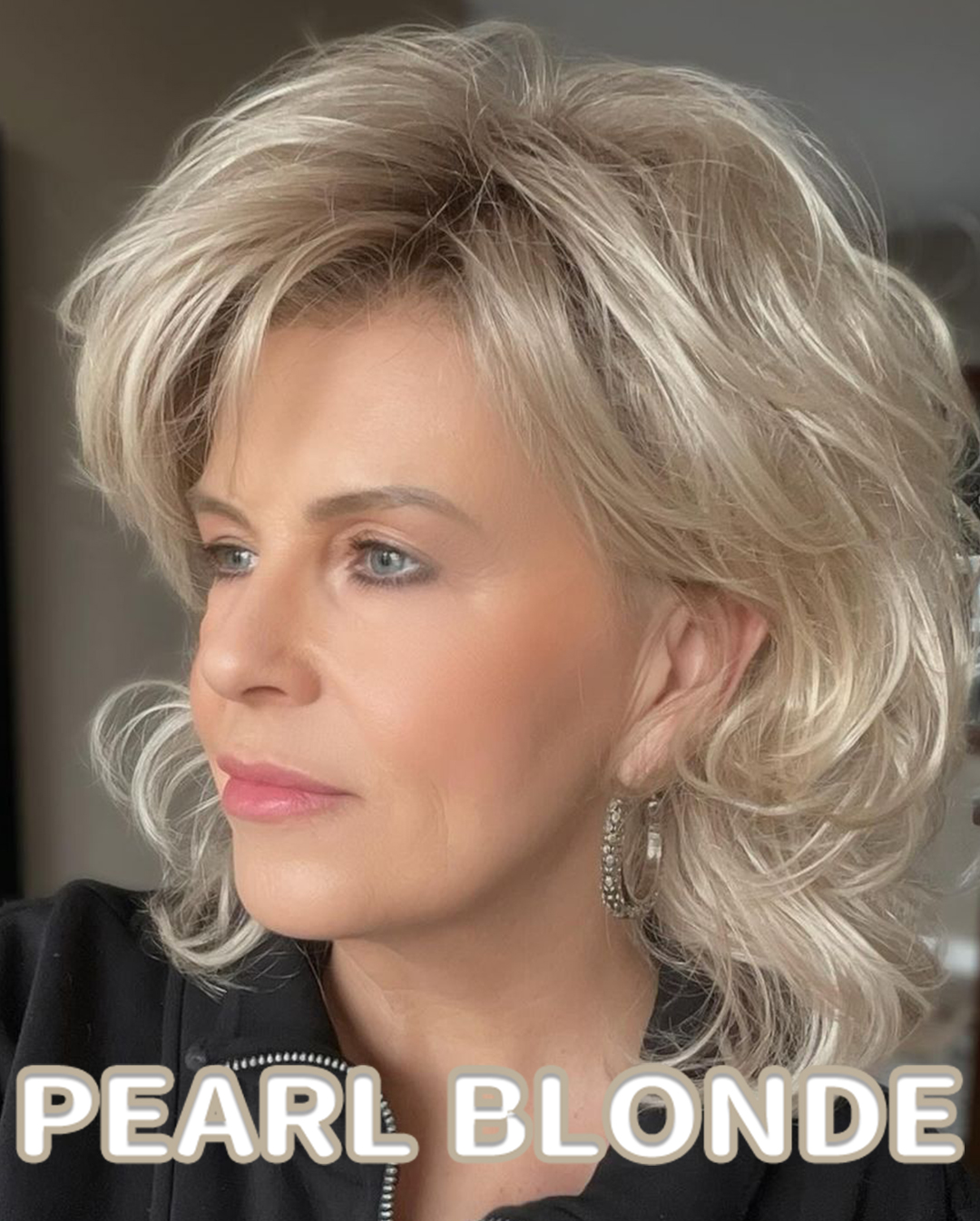 Mid-length Layered Wig With Volume