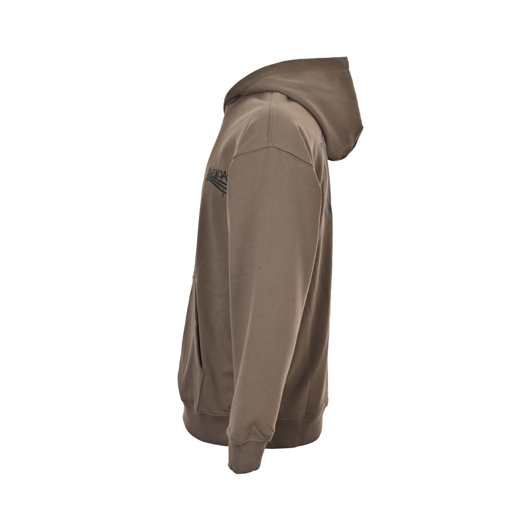 Balenciaga 24Fw graffiti logo print hooded sweatshirt