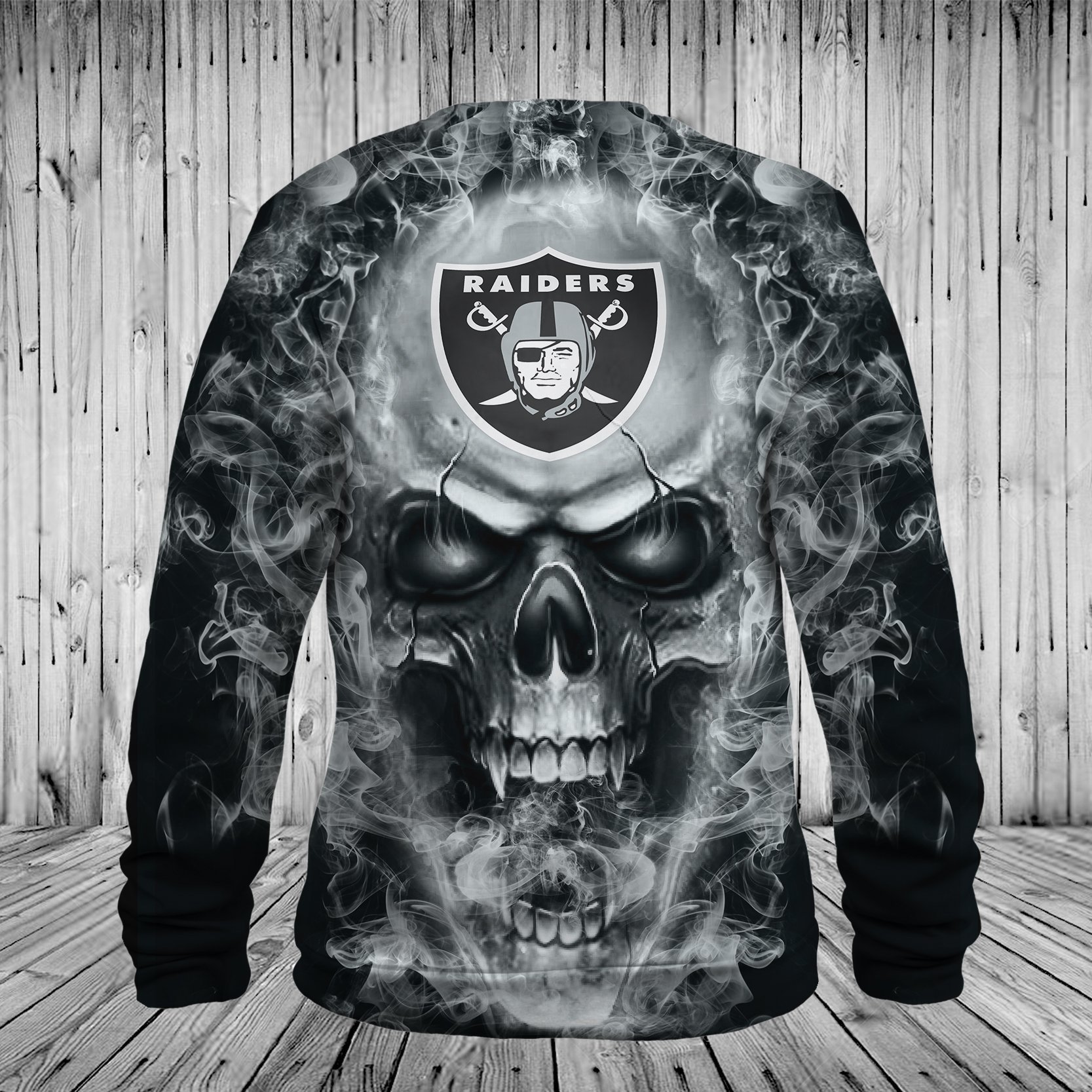 RAIDERS HOODIE 3D SKULL 83