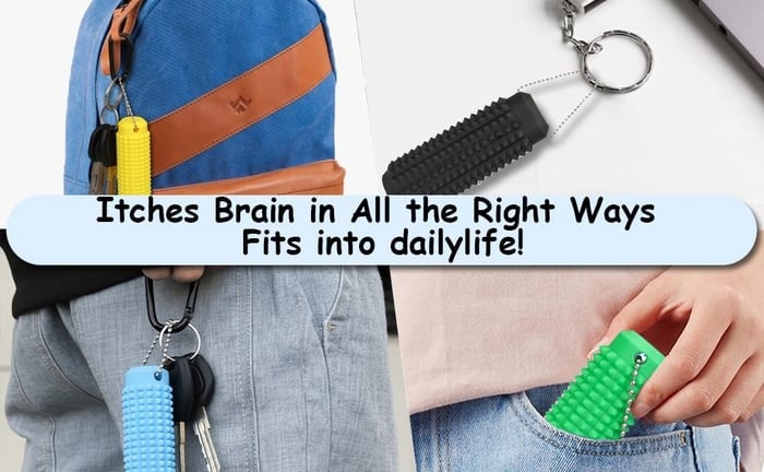 Portable Vibrant Colors Stim Tool for Anxiety & Stress Relief