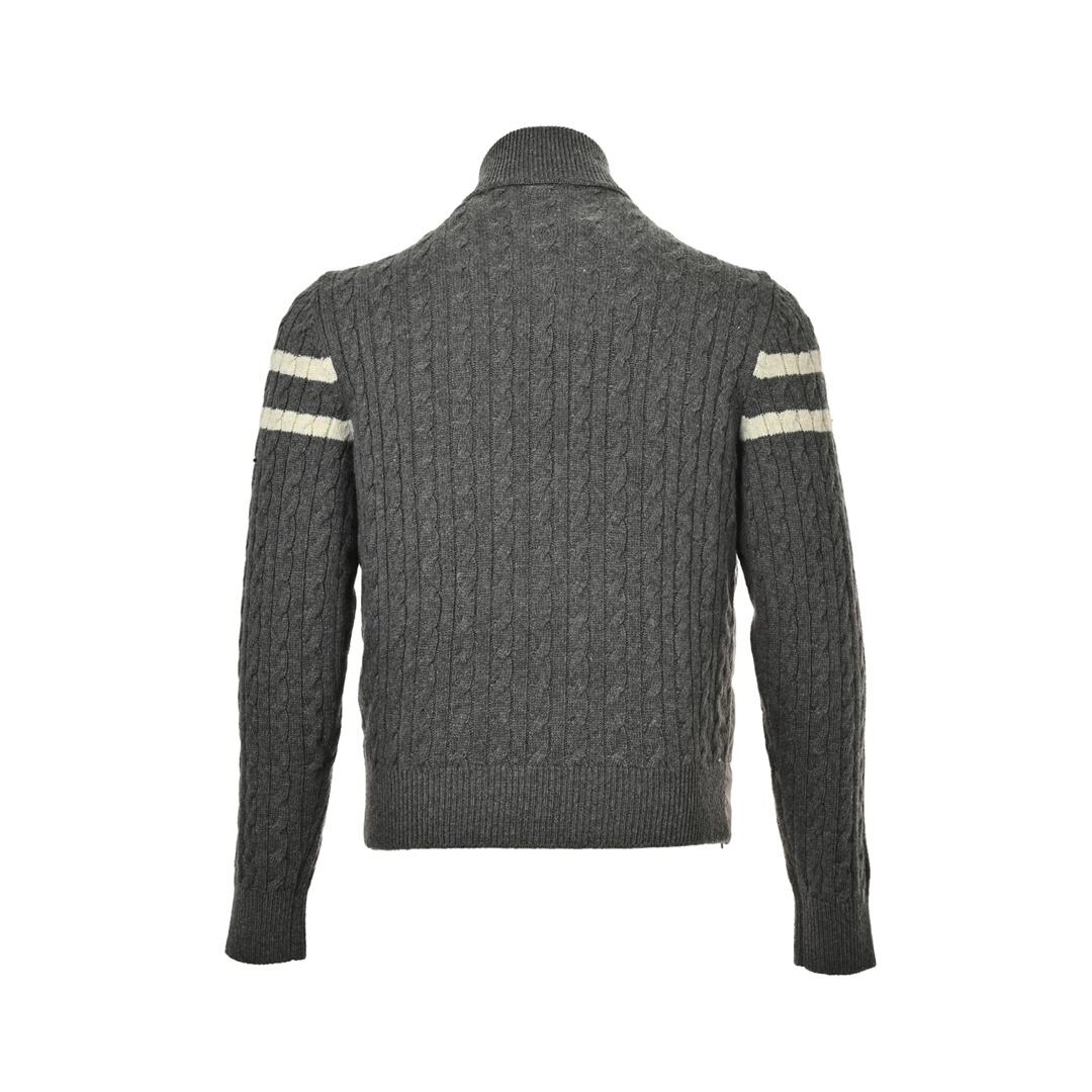 Moncler patchwork wool sleeves stand collar thin velvet down jacket