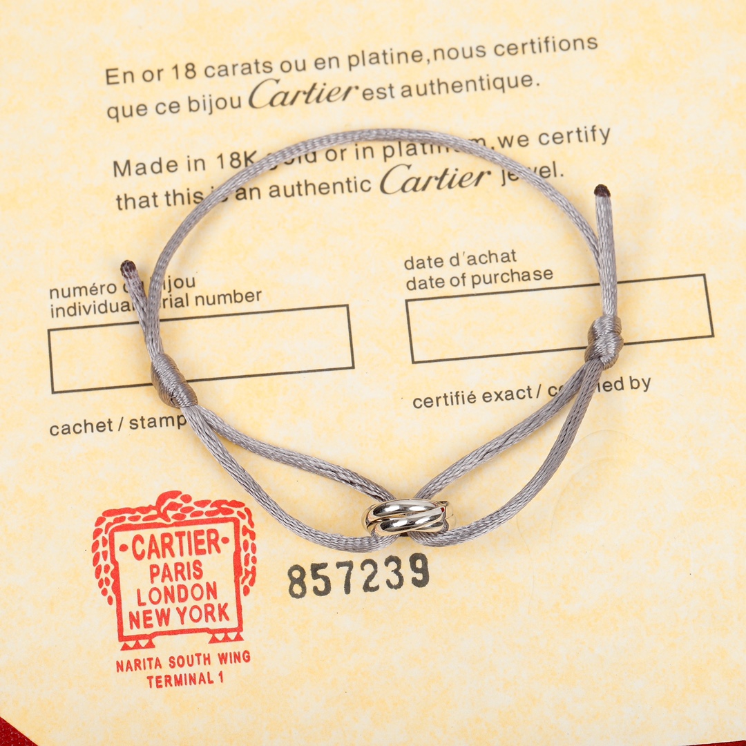 Cartier triple ring bracelet
