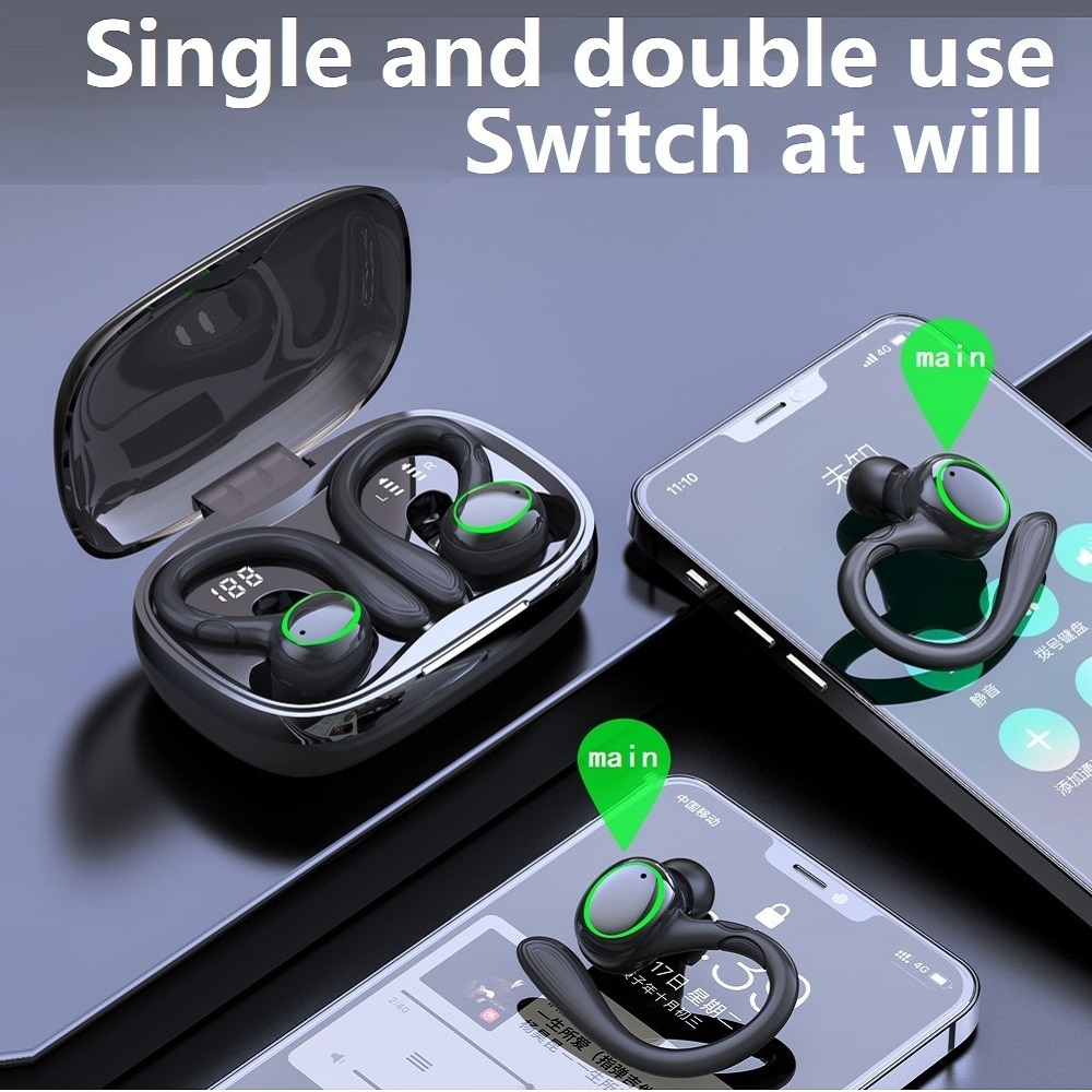 TWS Wireless Headphone Bluetooth 5.0 Earphones With Charging Box 9D Stereo Sports Waterproof Earbuds Headsets With Microphone