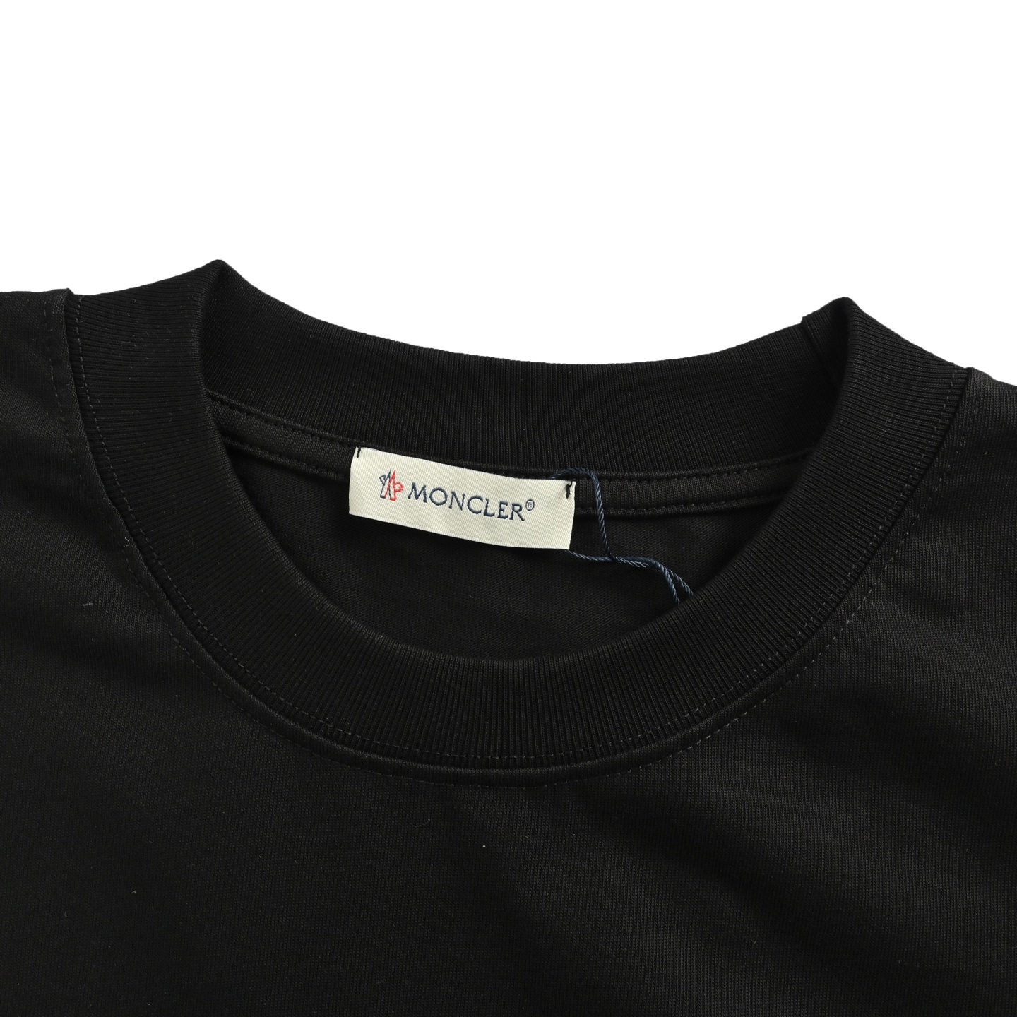 Moncler 25ss hand-painted large logo print short sleeves