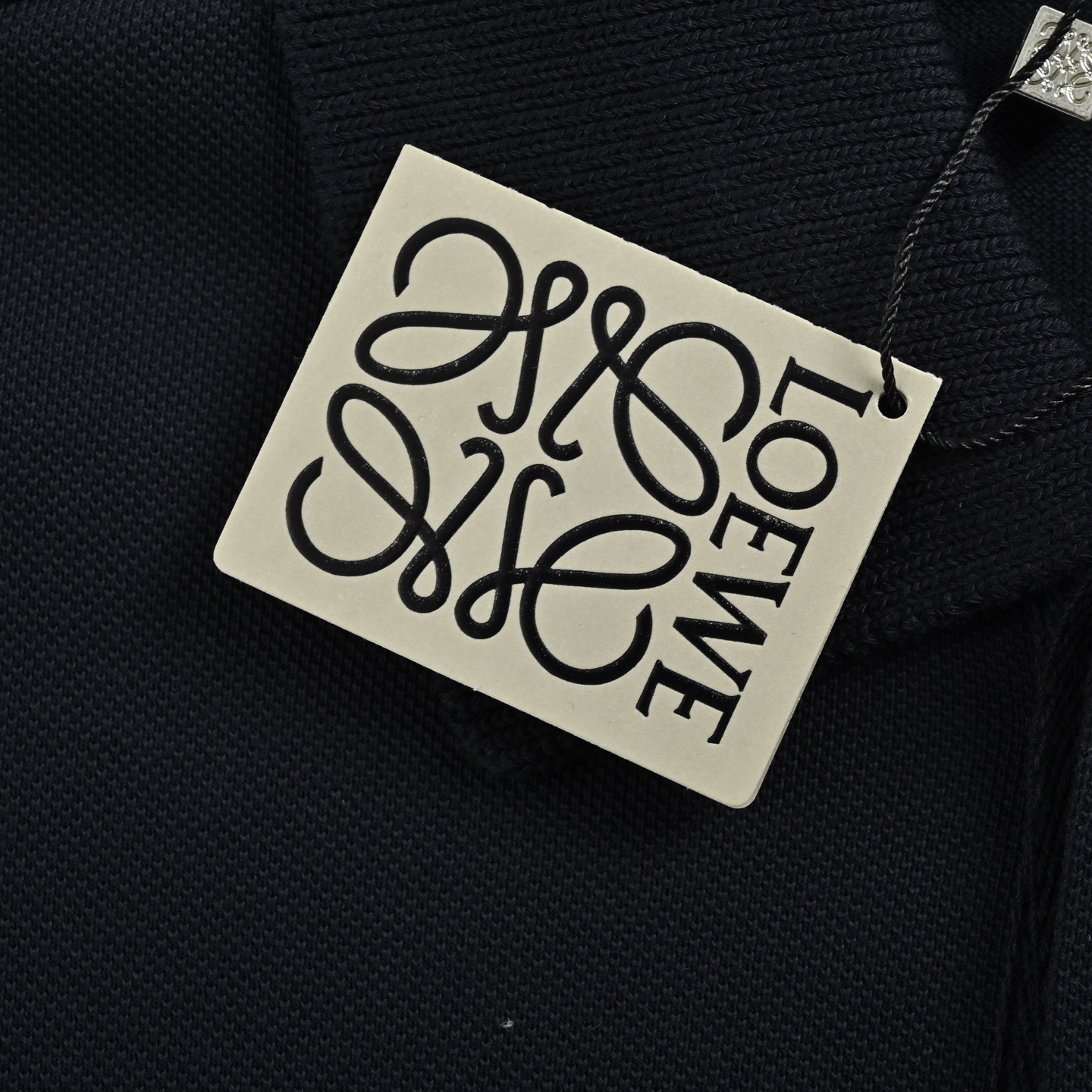 Loewe 25ss placket embroidered logo Polo short sleeve