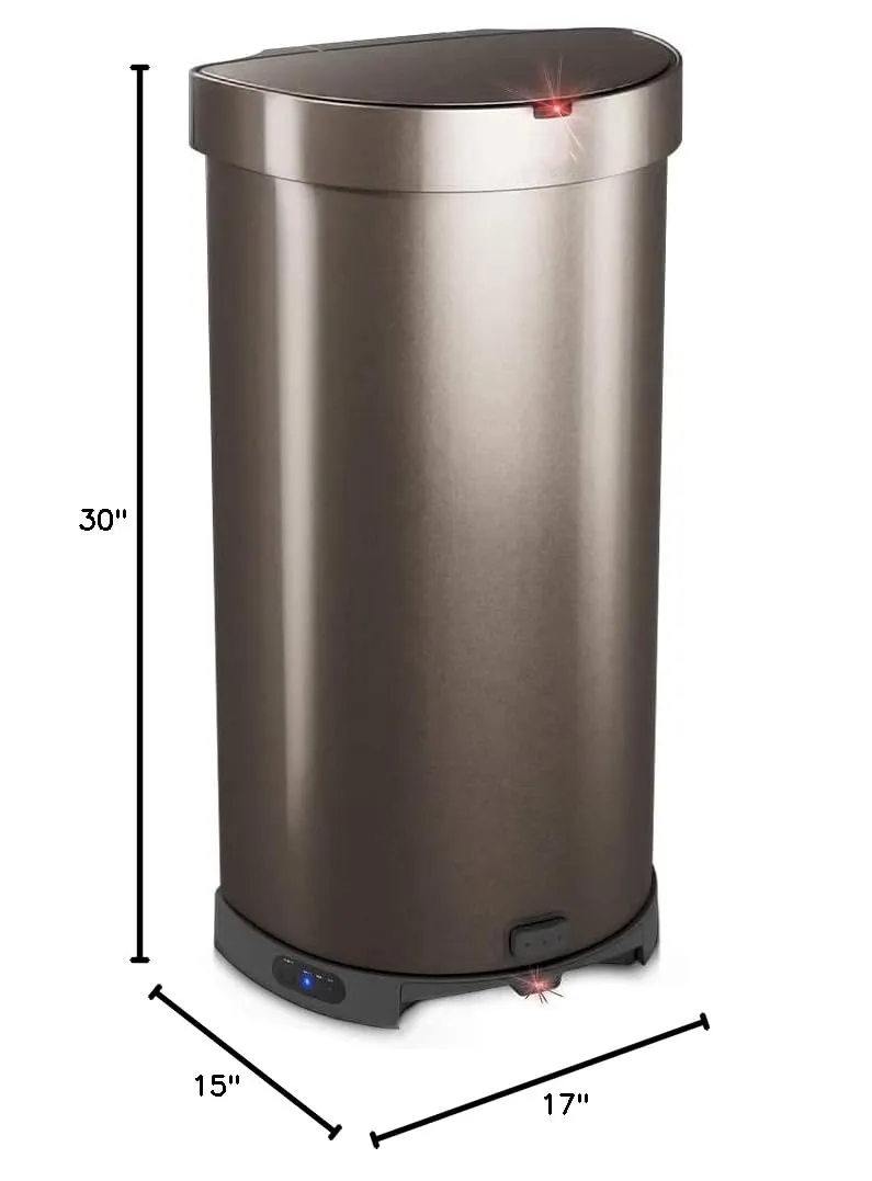 The only Trash Bin with a built in touchless vacuum