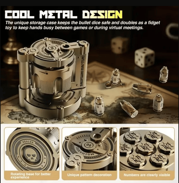 🔥LAST DAY SALE 53% OFF -Metal Polyhedral Dice Set