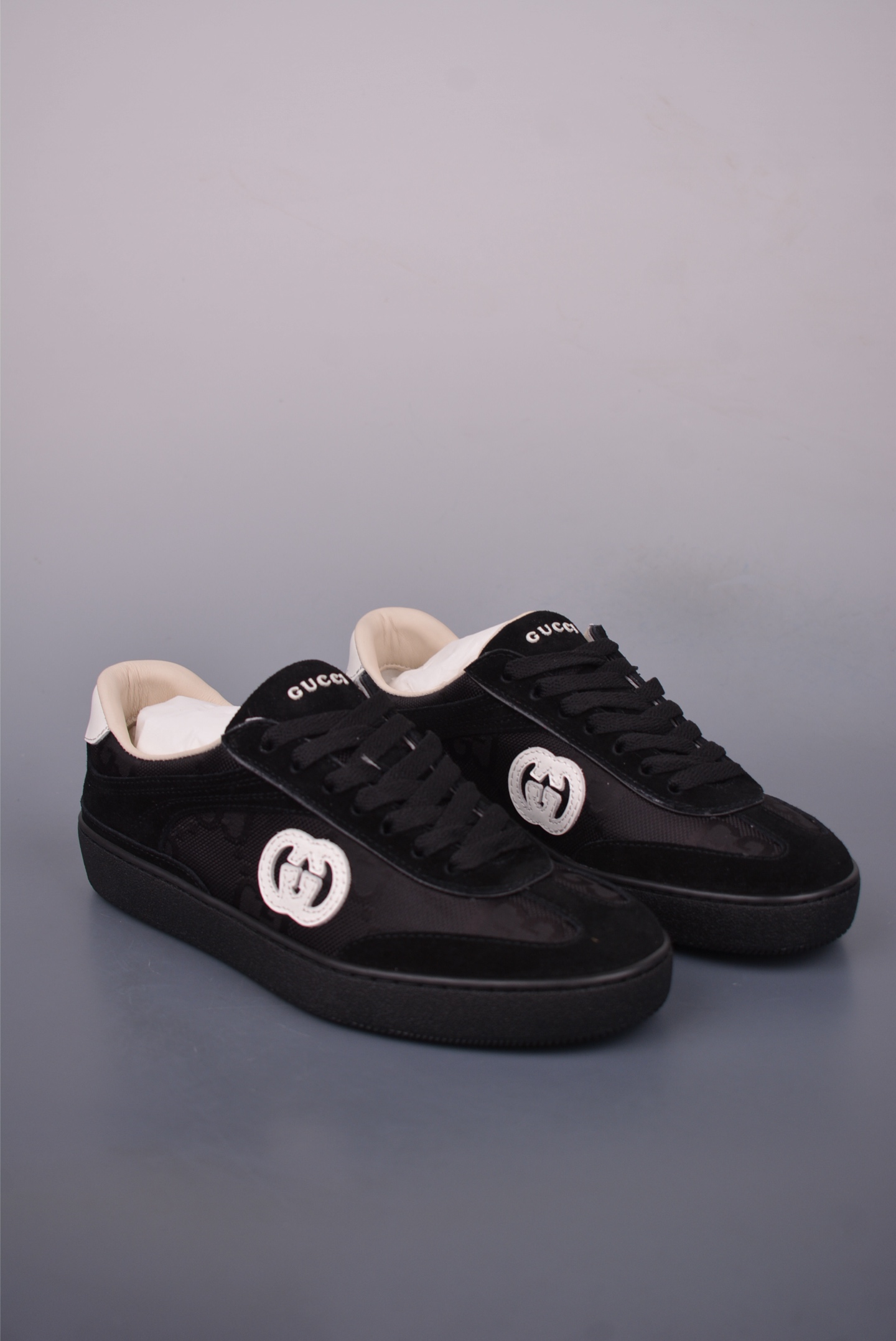 Gucci Interlocking G Suede Sneaker G74 series L1111