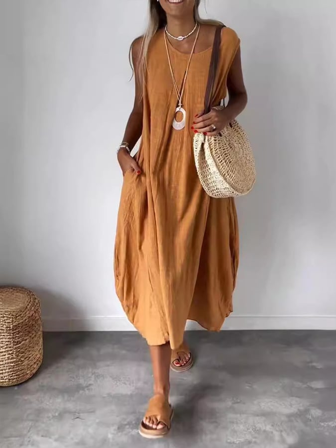 Printed Slip Dress