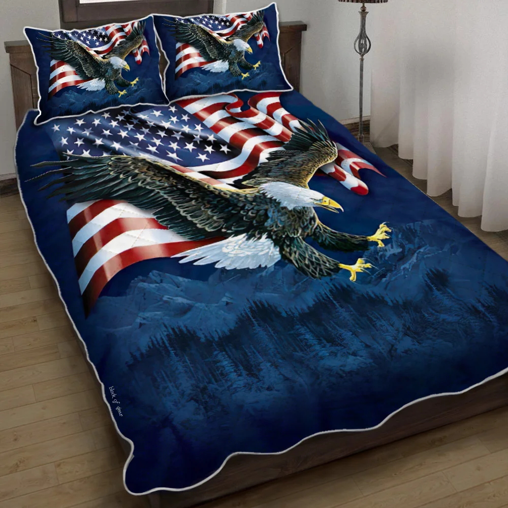 American Eagle Quilt Bed Set