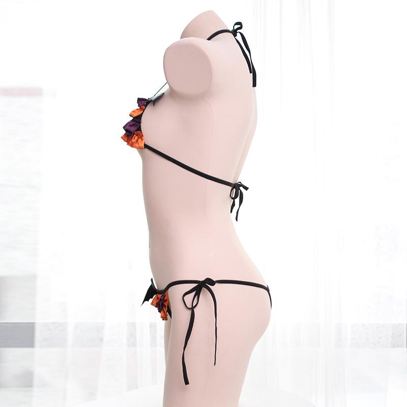 Little Devil Halter Bikini Lingerie Set