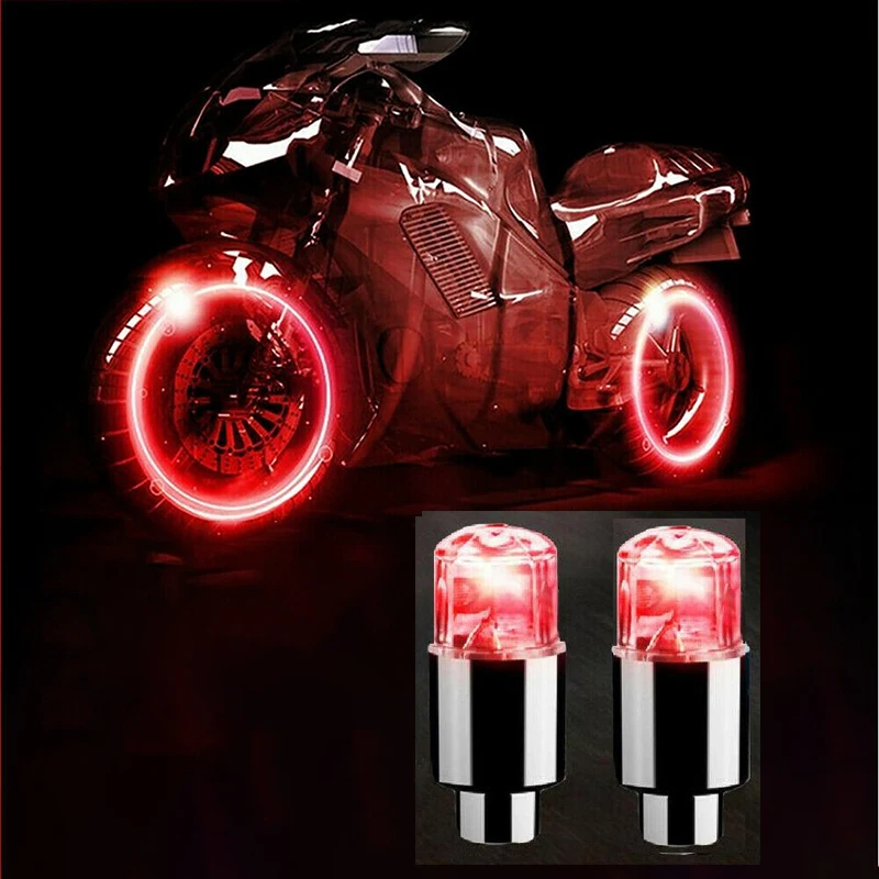Motion Activated LED Wheel Lights Suitable for Cars, Motorcycles, Bicycles