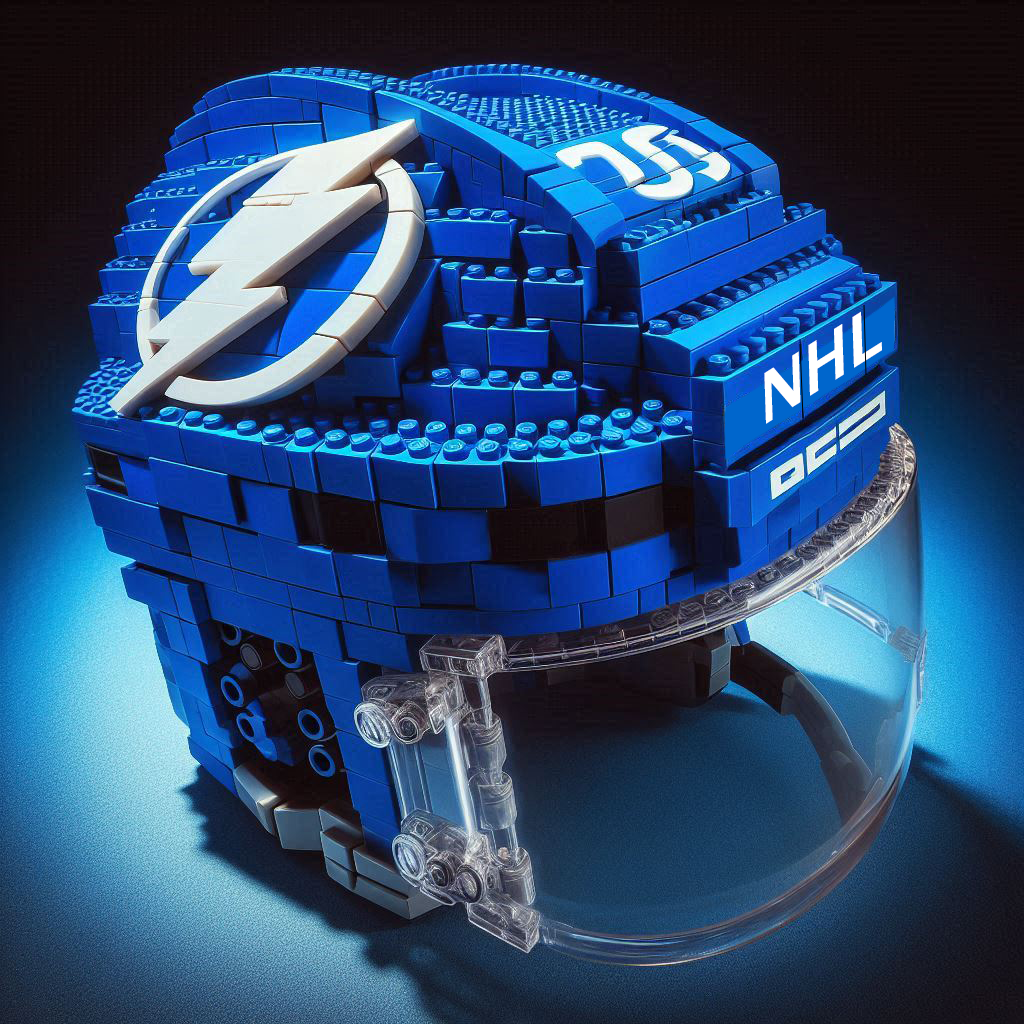 NHL LEGO Building Block Helmet