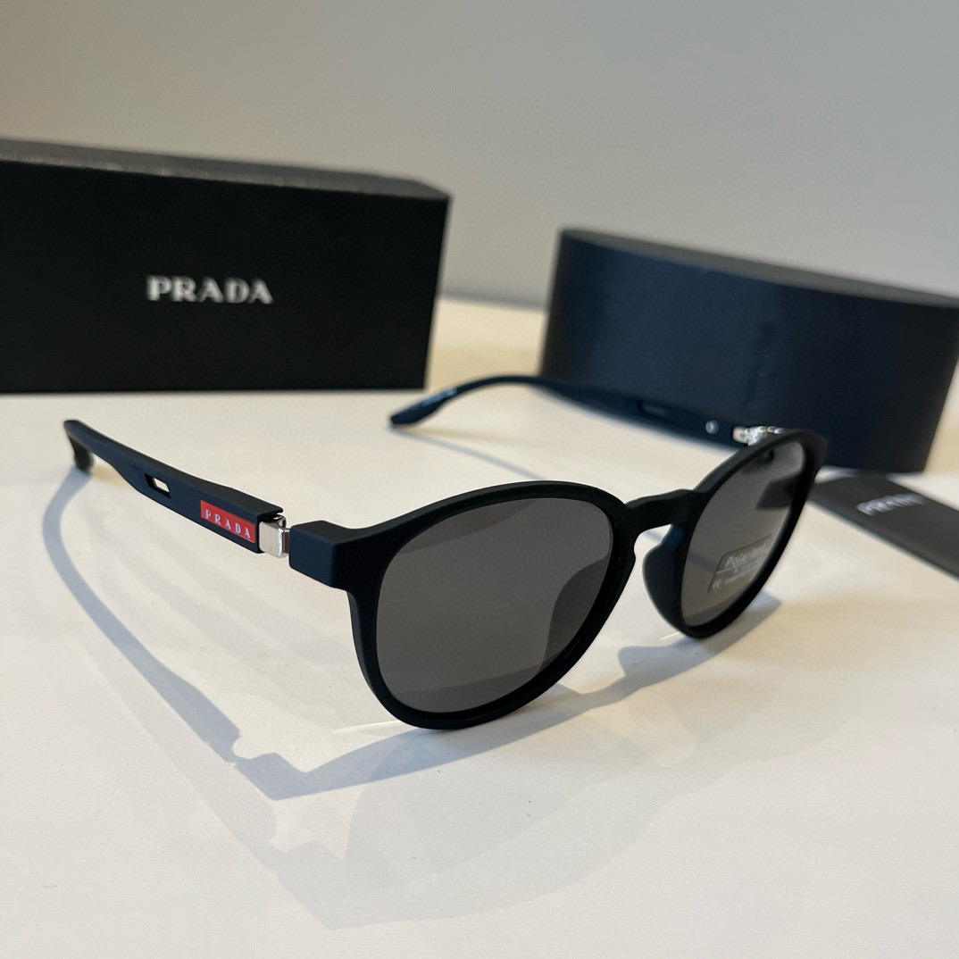 Prada round frame sunglasses