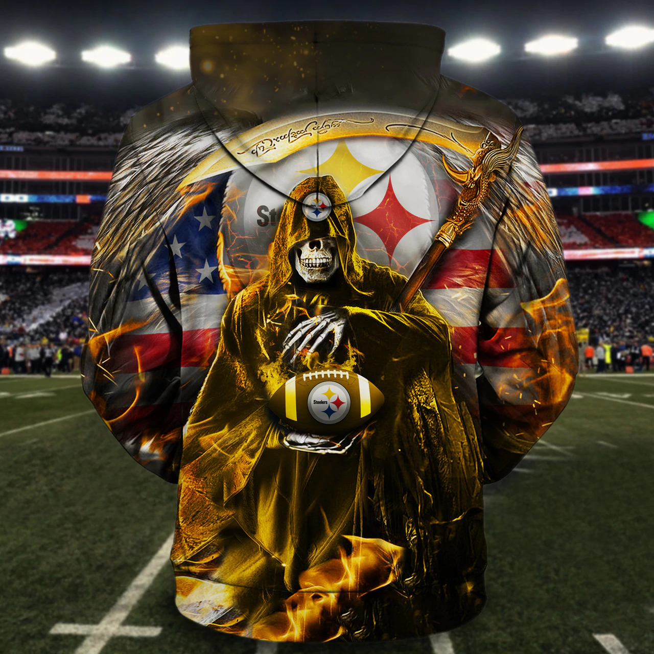 PITTSBURGH STEELERS 3D HOODIE PPSS024